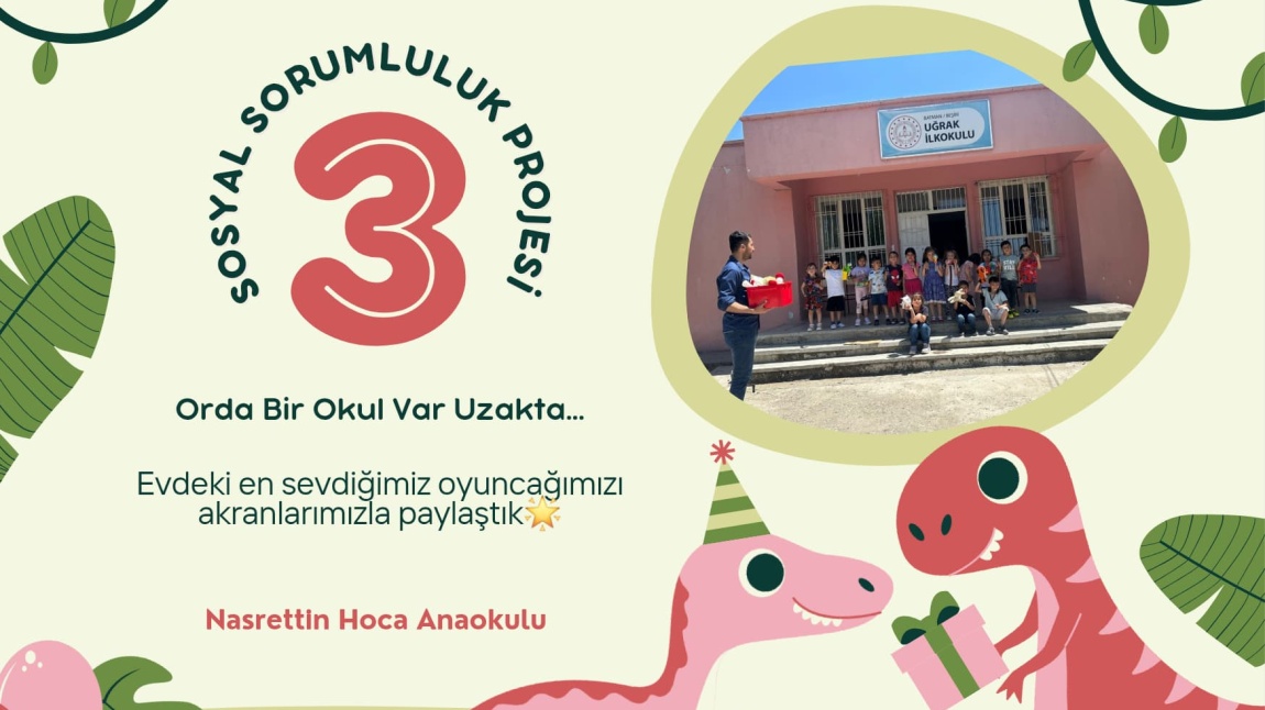 SOSYAL SORUMLULUK PROJESİ KAPSAMINDA UĞRAK İLKOKULU İLE OYUNCAKLARIMIZI PAYLAŞTIK.